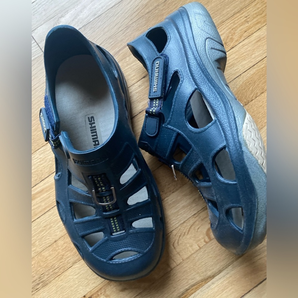 Shimano Evair Fishing Shoes Boat Marine Size 9 Sandals Waterproof